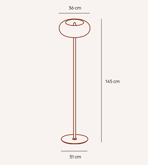 Lumira Dimmable Metal Floor Lamp - image 12