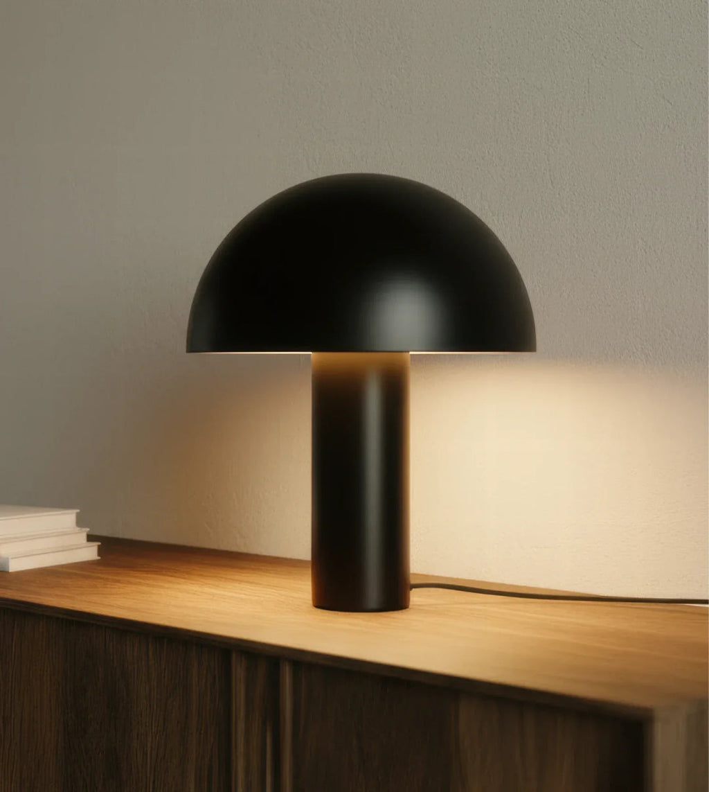 Tio Dome Table Lamp - 40 cm Bedside Lamp with 32 cm Shade