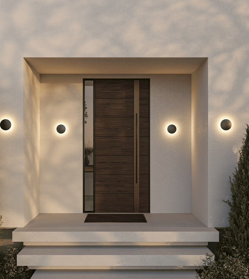 Otis Round Aluminium Wall Light - White or Black - image 4